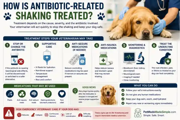 Can Antibiotics Cause Shaking in Dogs