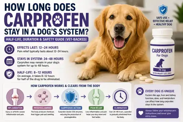 How Long Does Carprofen Stay in a Dogs System?