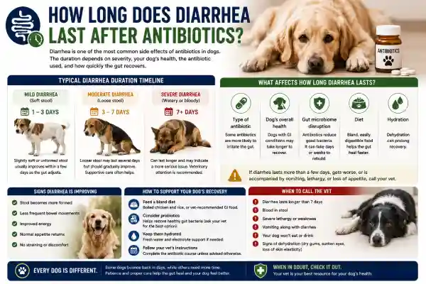 How Long Do Antibiotic Side Effects Last in Dogs?