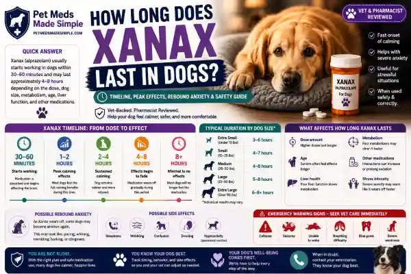 How Long Does Xanax Last in Dogs?