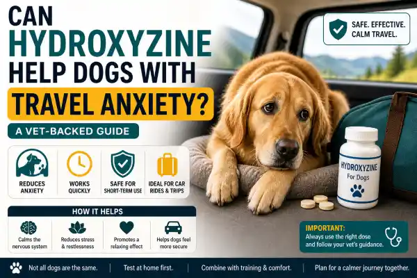 Can Hydroxyzine Help Dogs with Travel Anxiety?