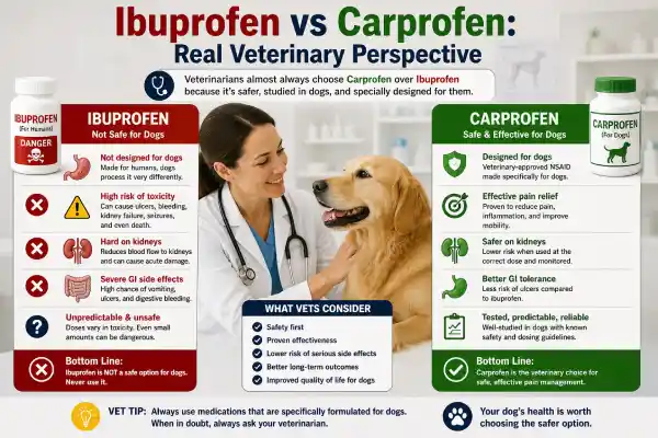Can Dogs Take Ibuprofen Instead of Carprofen