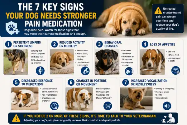 Warning Signs Your Dog Needs Stronger Pain Medication