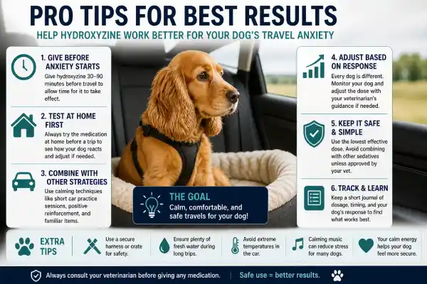Can Hydroxyzine Help Dogs with Travel Anxiety?