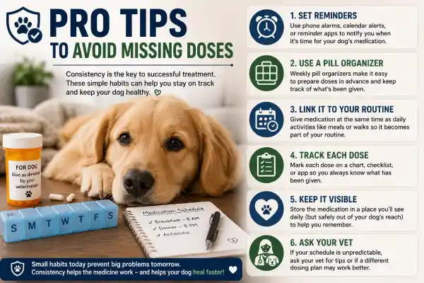 Miss a Dose of Antibiotics in Dogs