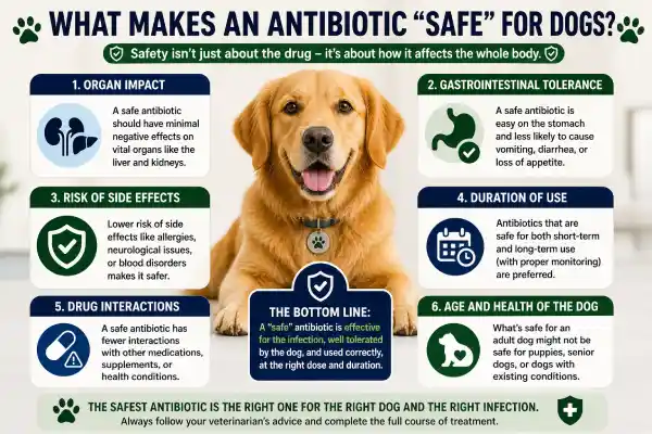 Safest Antibiotics for Dogs