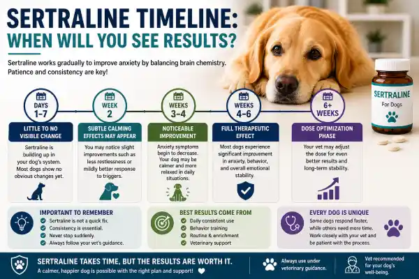 How Long Does Sertraline Take to Work in Dogs? 
