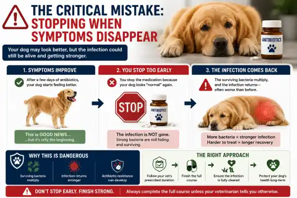Can You Stop Antibiotics Early in Dogs