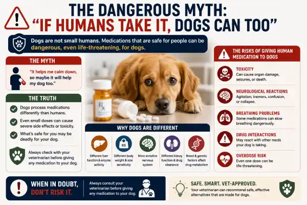 Can Dogs Take Human Anxiety Medication Safely