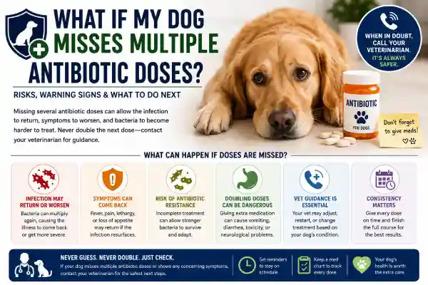 What If My Dog Misses Multiple Antibiotic Doses?