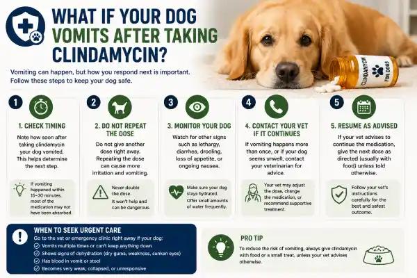 Can Clindamycin Cause Vomiting in Dogs