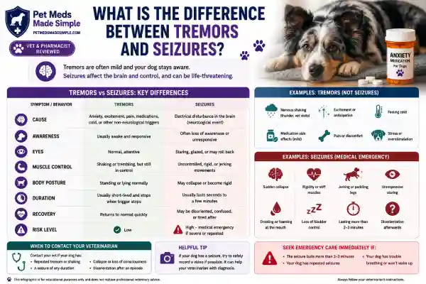 Can Anxiety Medication Cause Seizures in Dogs?