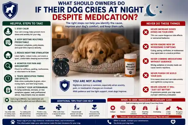 Why Does My Dog Cry at Night Even With Medication?