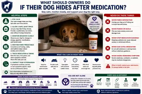 Why Is My Dog Hiding After Taking Anxiety Medication?