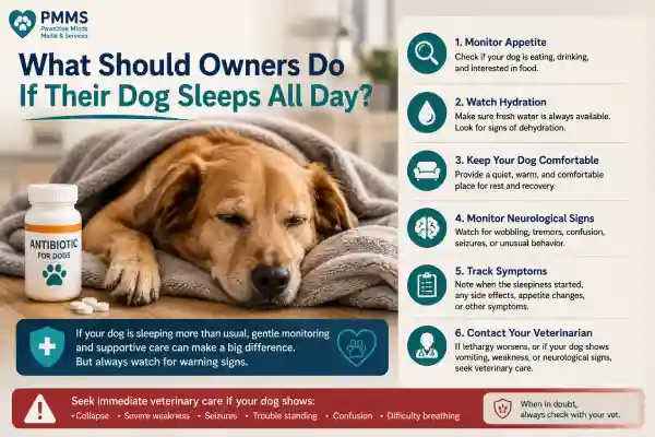 Why Does My Dog Sleep All Day After Antibiotics?