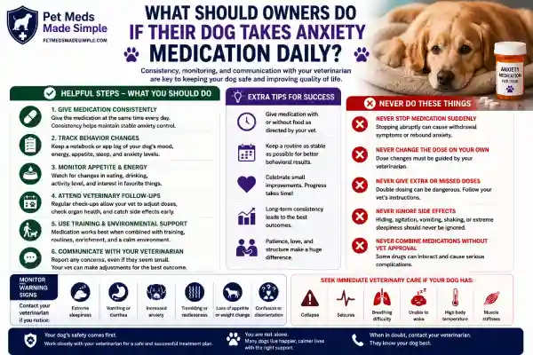 Can Dogs Take Anxiety Medication Every Day?