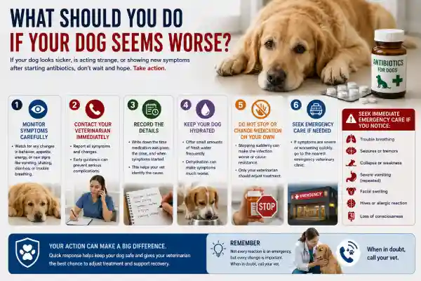 Why Is My Dog Worse After Starting Antibiotics?