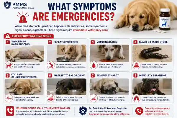 Can Antibiotics Cause Stomach Pain in Dogs?