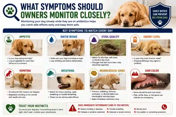 How Long Do Antibiotic Side Effects Last in Dogs?