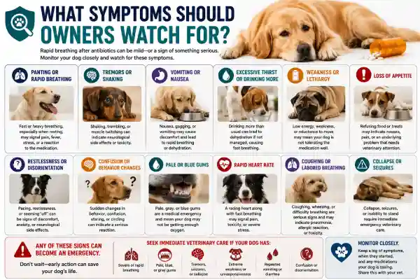 Why Is My Dog Breathing Fast After Antibiotics?