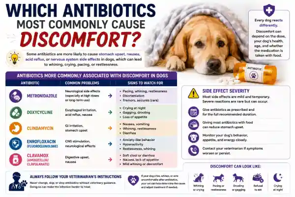 Why Is My Dog Crying After Antibiotics