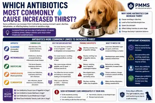 Why Is My Dog Drinking More Water After Antibiotics?