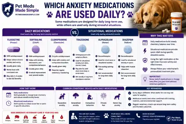 Can Dogs Take Anxiety Medication Every Day?