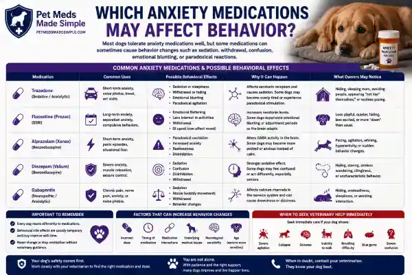 Why Is My Dog Hiding After Taking Anxiety Medication?