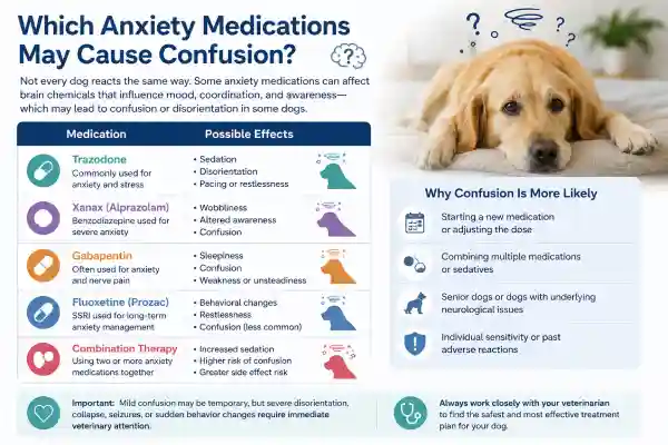 Can Anxiety Medication Cause Confusion in Dogs?