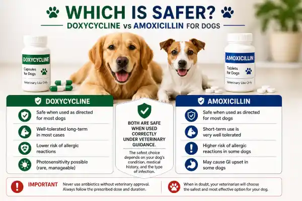 Doxycycline vs Amoxicillin for Dogs