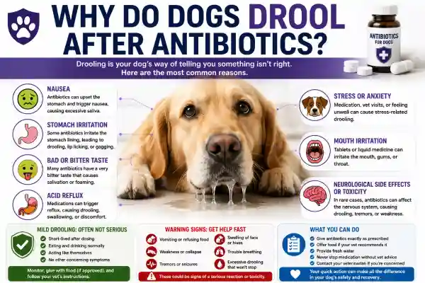 Why Does My Dog Drool After Antibiotics
