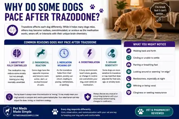 Why Is My Dog Pacing After Trazodone?