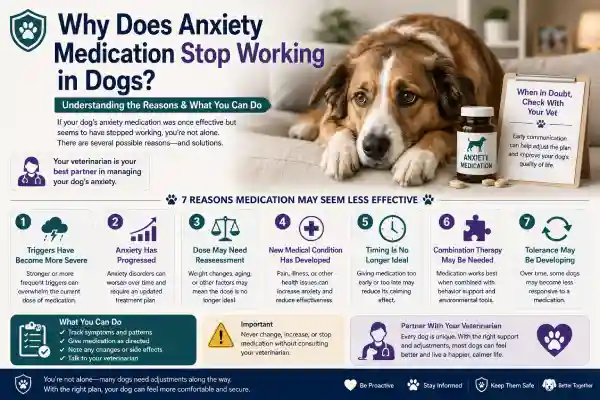 Why Does Anxiety Medication Stop Working in Dogs