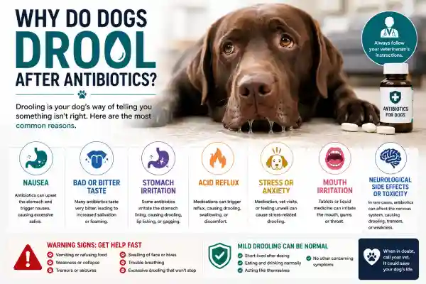Why Does My Dog Drool After Antibiotics?