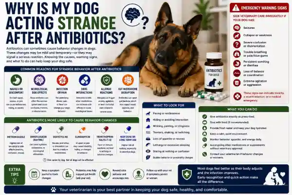Why Is My Dog Acting Strange After Antibiotics