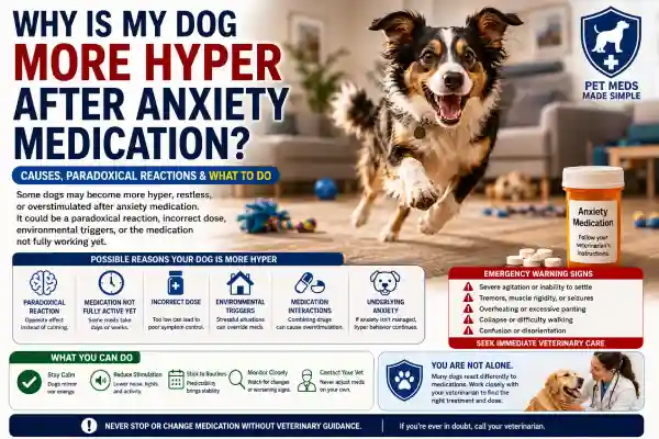 Why Is My Dog More Hyper After Anxiety Medication?