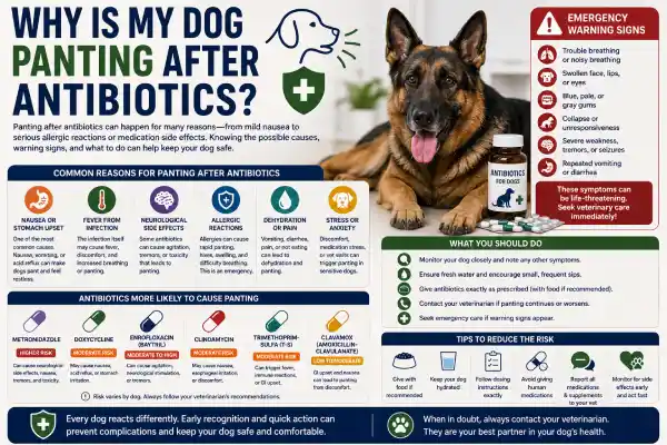 Why Is My Dog Panting After Antibiotics