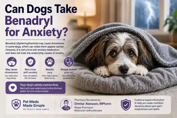 Can Dogs Take Benadryl for Anxiety