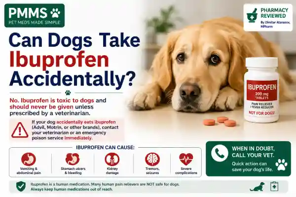 Can Dogs Take Ibuprofen Accidentally