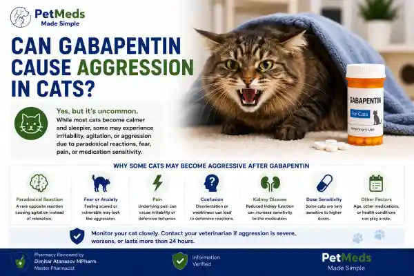 Can Gabapentin Cause Aggression in Cats