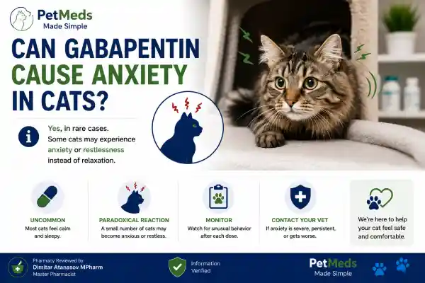 Can Gabapentin Cause Anxiety in Cats