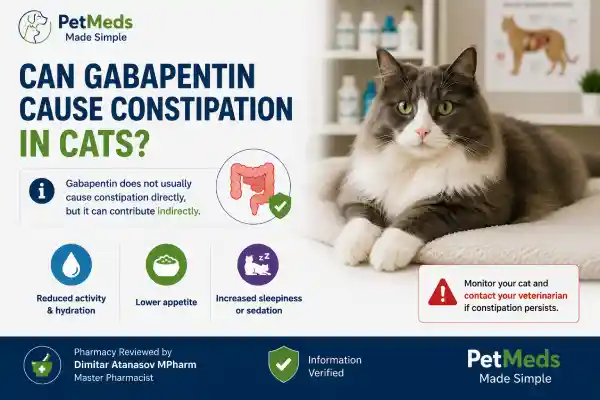 Can Gabapentin Cause Constipation in Cats