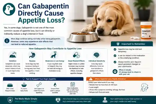 Why Is My Dog Refusing Food on Gabapentin