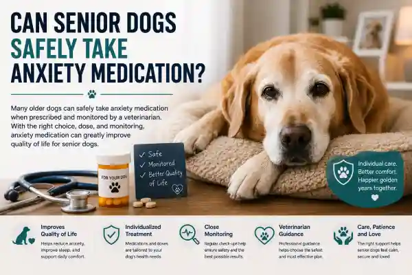 Can Senior Dogs Safely Take Anxiety Medication