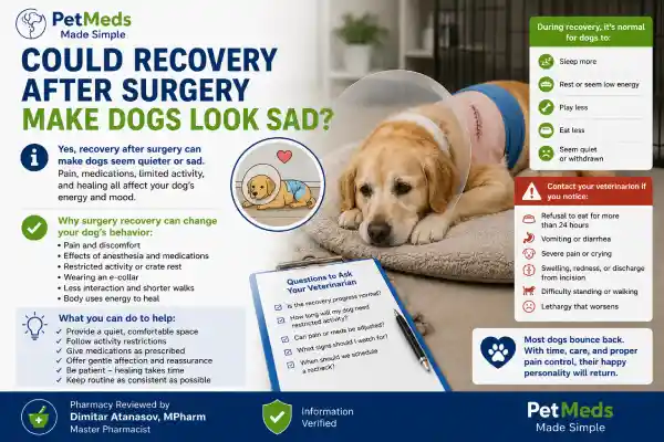 Why Does My Dog Look Sad After Medication
