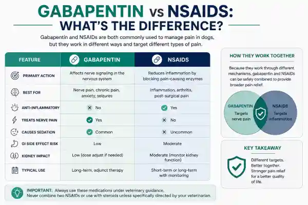 Can Dogs Take Gabapentin and NSAIDs Together