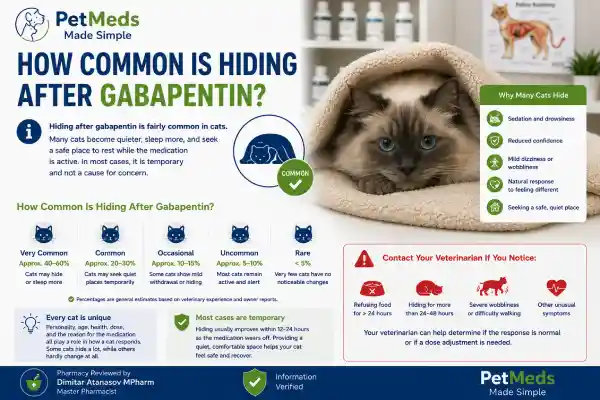 Why Is My Cat Hiding After Gabapentin