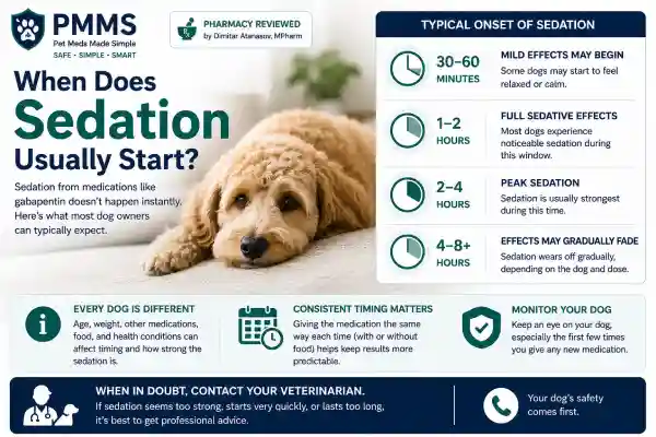 How Long Does Gabapentin Sedation Last in Dogs