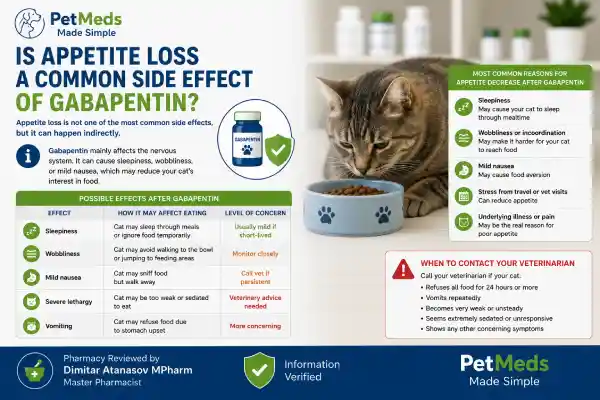 Why Is My Cat Not Eating After Gabapentin