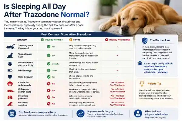 Why Does My Dog Sleep All Day After Trazodone?